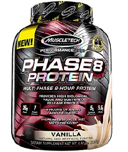 muscletech phase 8 vanilla protein review